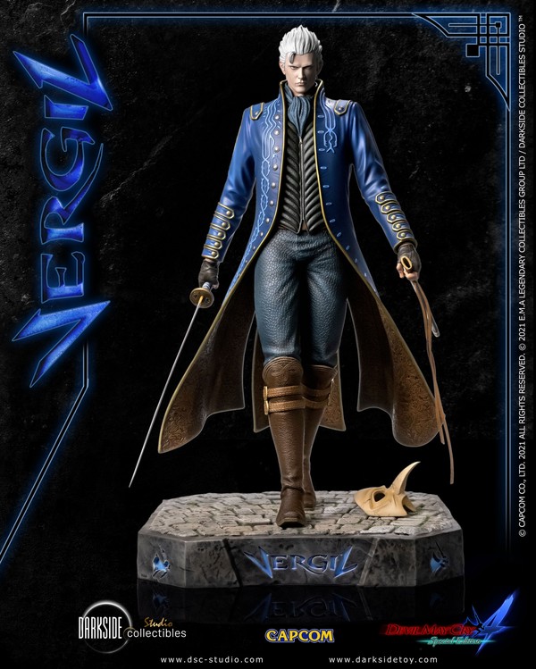 Vergil Sparda, Devil May Cry 4: Special Edition, DarkSide Collectibles, Pre-Painted, 1/4